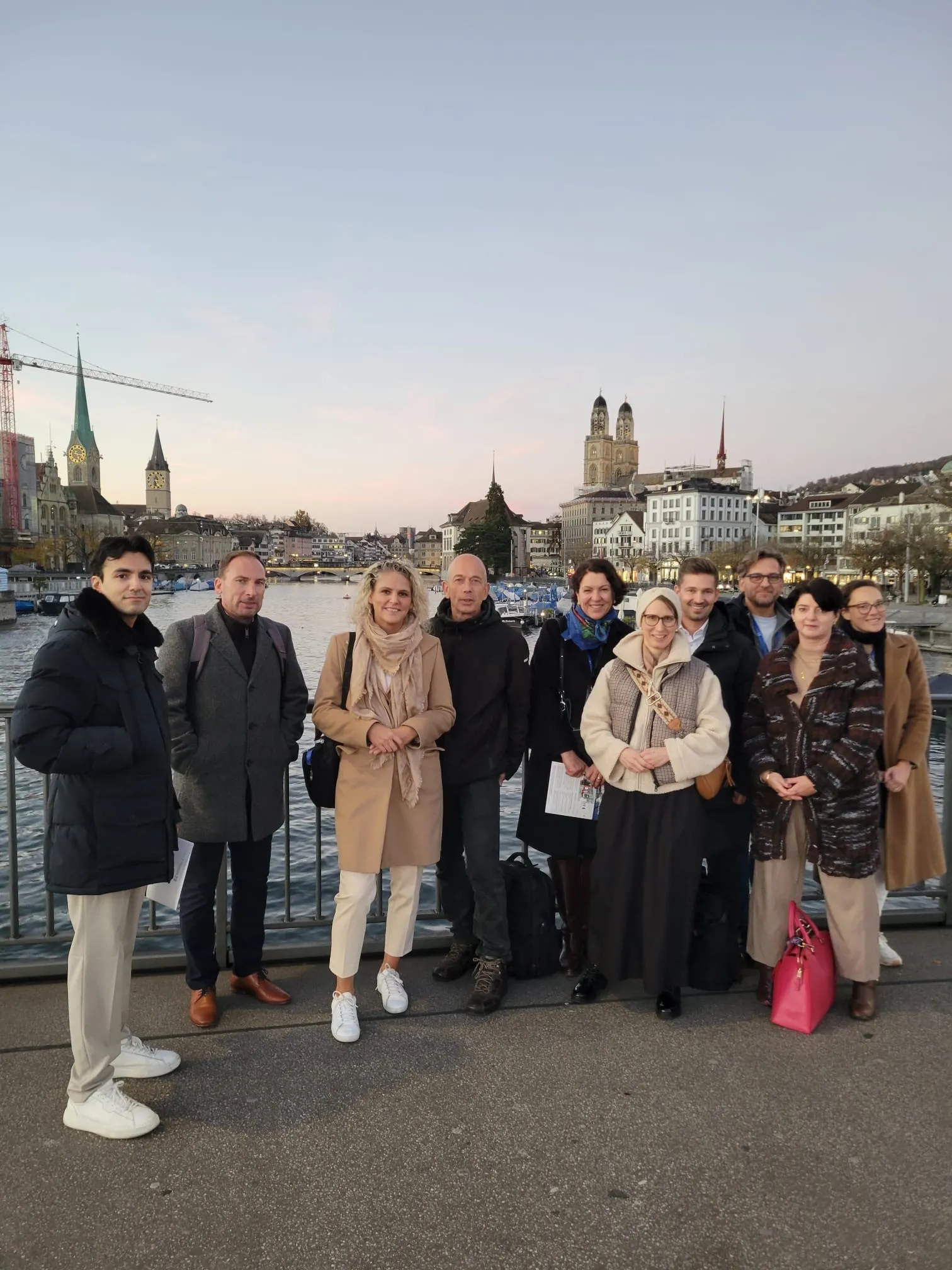 German delegation with Nicole Suter