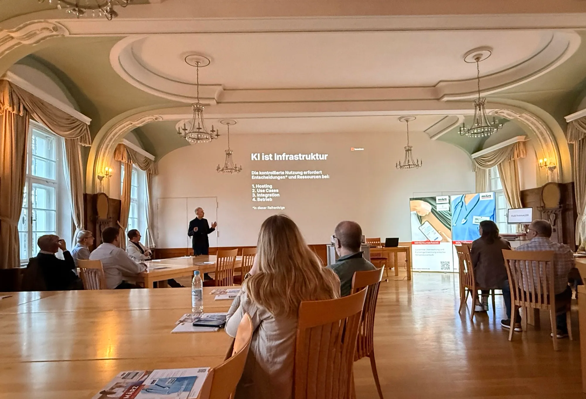 René Herzer, basebox presenting in Dritter Orden clinic, Munich